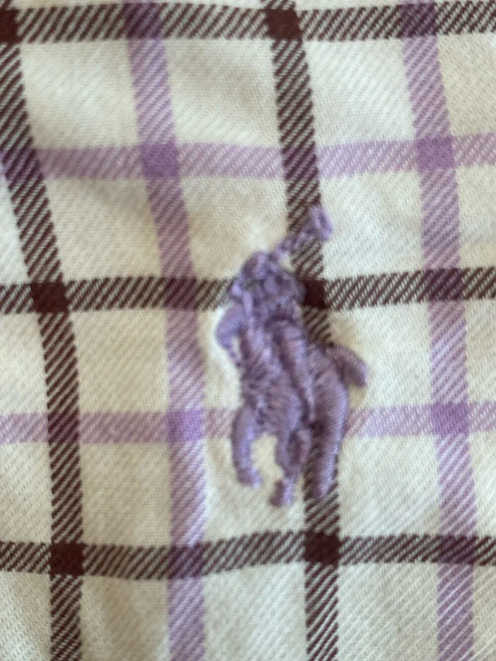 Ralph Lauren Purple Plaid Belted Dress Girls 3T